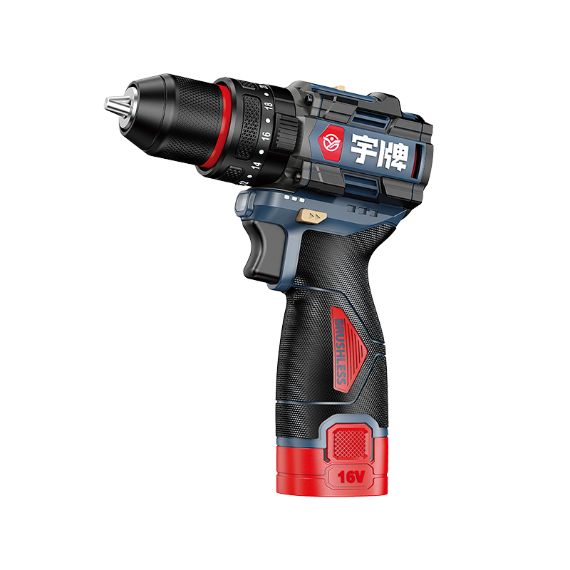 YP16-DR10A 16V 50N.m Cordless Impact Drill With Brushless Motor New Product Metal Ratchet Chuck 
