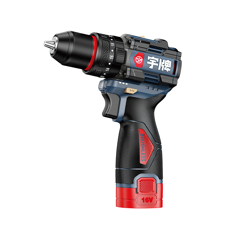 YP16-DR10A 16V 50N.m Cordless Impact Drill With Brushless Motor New Product Metal Ratchet Chuck 