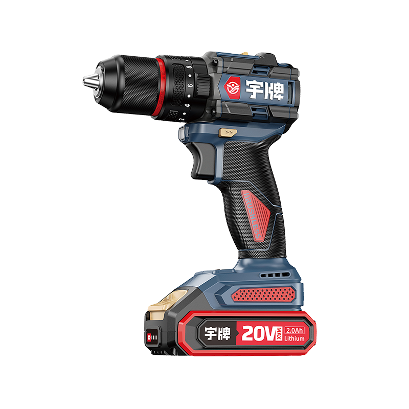 YP20-DR13A 20V 2-Speed Cordless Impact Drill 60N.m Impact Function 13mm